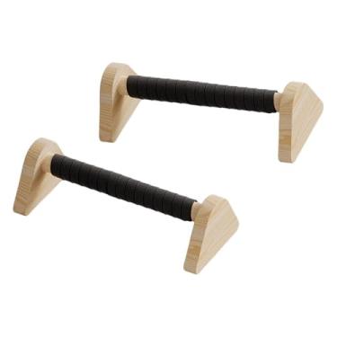 Imagem de kowaku 2pcs push up bar parallettes bar portátil sem deslizamento treinamento push up lida de madeira para homens ginástica fitness ginástica, 30cm