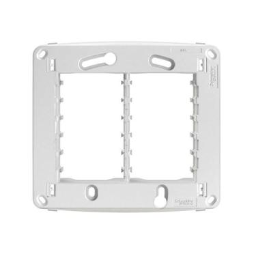 Imagem de Suporte 4x4 6 Módulos Orion Schneider, Branca