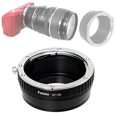 Imagem de Fotasy Manual Canon EF Lente para Sony FE adaptador de montagem, EF E-Mount, adaptador EF para montagem E, para Sony Alpha a7 a7 II a7 III a7R II III a7S II a7S II a7S III a7R IV a9 a9 II a6600 a6500 a6400 a6300 a6100 a6000