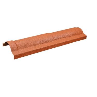 Imagem de Cumeeira de Pvc Plan 88cm X 8cm Lux Telhas Terracota