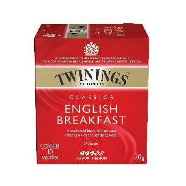 Imagem de Chá Twinings 20g - Preto English Breakfast Com 10 Saquinhos - NoBrand