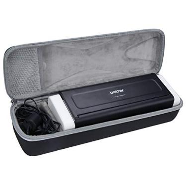 Imagem de Aproca Capa de armazenamento rígido portátil, compatível com scanner de mesa compacto Brother ADS-1300 / ADS-1700W / ADS-1250W / ADS-1200W (apenas capa)