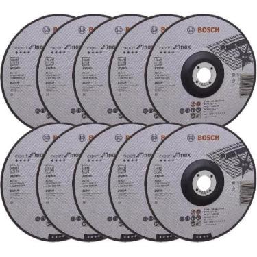 Imagem de Kit Disco de Corte Deep Cut 180x1,6mm Para Inox Com 10 Unidades - Bosc