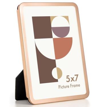 Imagem de Axeman Porta-retrato 12 x 17 cm, moldura de metal com canto redondo exclusivo, ouro rosa