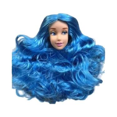 Imagem de Cabeças De Boneca Licca Careca Fofas Para Crianças DIY Maquiagem Práti