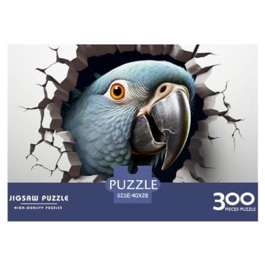 Imagem de Quebra-cabeça de pássaro para adultos divertido 300 peças animal decoração 3D brinquedo intelectual jogo educativo jogo de alívio de estresse brinquedo relaxamento e inteligência 300 peças (40 x 28 cm