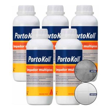 Imagem de 5 Limpador Cleanmax Multipisos 1l - Portokoll Limpeza Pós-Obra