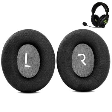 Imagem de DowiTech Almofadas De Substituição Para Fones Ouvido Profissionais Compatíveis Com Turtle Beach Ear Force X12 X11, Couro E Espuma Viscoelástica Que Não Agridem A Pele