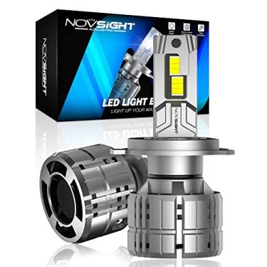Imagem de NOVSIGHT Lâmpadas H4 88000LM, lâmpadas de neblina H4/HB2/9003, lâmpada de neblina H4 900% ultra brilhante, pacote com 2