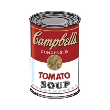 Imagem de Sopa De Tomate Campbell's Warhol POP Art Poster Impressão Em Tela Clás