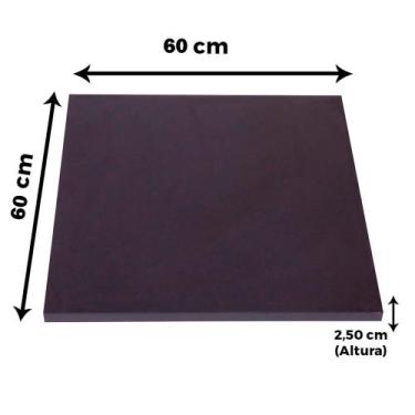 Imagem de Mesa Ômega Ferro Branco 74 cm (Alt) Base em X Tampo MDP Quadrado Preto