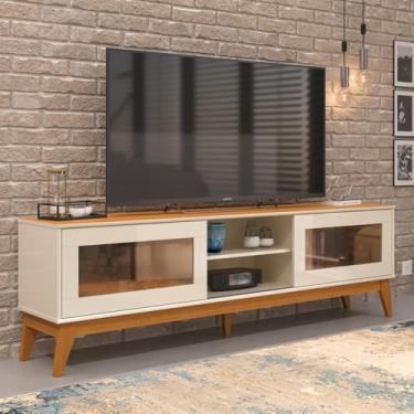 Imagem de VIA NOSSA - Rack para Tv Até 65 Polegadas Amber 2 Portas Vidro deslizante Reflecta 180cm - ViaNossa