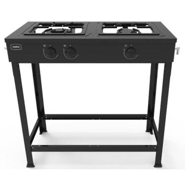 Imagem de Fogão Industrial de 2 Bocas, Baixa Pressão, Sem Forno, Realce Cr219, Preto, Multimóveis
