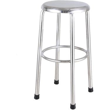 Imagem de Banco De Aço Inoxidável Criativo Sem Encosto Banco De Bar Multiuso Banqueta De Jantar Banqueta Alta De Balcão Banqueta Baixa, Stainless Steel, 60CM