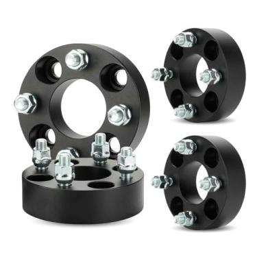 Imagem de TadaMark Espaçadores de roda 4 x 4 adaptadores de roda de 3,8 cm forjados 4 terminais adequados para carrinho de golfe EZ GO Club Car 62 mm furo com 1/5.1 cm x 20 pinos 4 peças