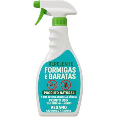 Imagem de Repelente Natural para Formiga e Baratas, Base de Óleo de Cravo e Citronela Canfora, Pelotas, Uso Externo, 15 x 15 x 10 cm