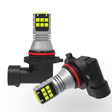 Imagem de AUTOGINE Lâmpadas LED de neblina 9006 HB4, 2600 lúmens extremamente brilhantes 3030-SMD 9006LL 9006XS para automóvel, motocicleta, carros, caminhões, SUV, neblina DRL, luzes (8000K azul gelo)