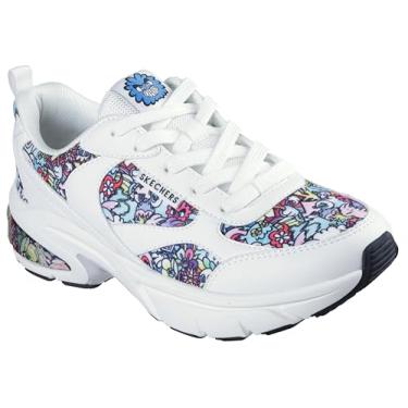 Imagem de Skechers Tênis feminino Shadow-vexx Doodles, Branco/Multi, 39