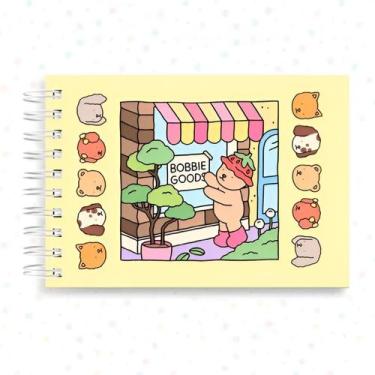 Imagem de Livrinho Para Colorir Capa Dura Amarelo Bobbie Goods 50 Pági - Shopmix