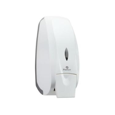 Imagem de Dispenser Saboneteira 800ml Sabonete Líquido Álcool Gel Detergente Res