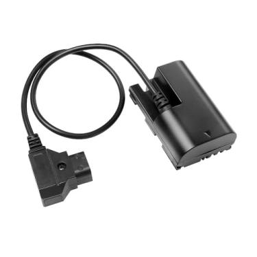 Imagem de Alvins E6NH Bateria falsa para Dtap Cabo de alimentação para Canon LP-E6NH, para Canon R5, R5 C, R6, R7, R, 5D II/III/IV, 6D, 6D II, 7D, 7D II, 60D, 60Da, 70D, 80D, 90D, XC10, XC15, 5DS, 5DS R