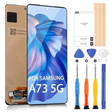 Imagem de Substituição de tela para Samsung Galaxy A73 5G tela LCD para Samsung A73 5G A736 Display SM-A736B Digitalizador Touch Screen Peças de reparo (sem função de impressão digital)