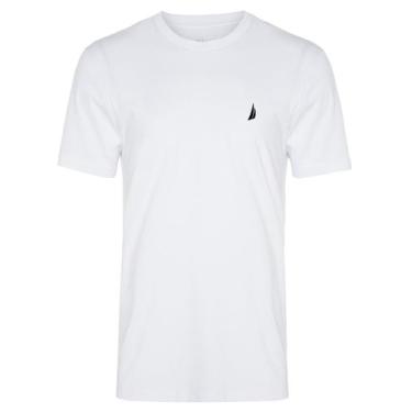 Imagem de Camiseta Nautica Masculina Dark Icon Branca, S/P