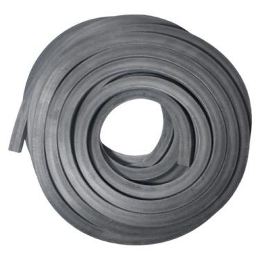 Imagem de Rolo de 5 Metros de Borracha Perfil Esponjoso Vedação 25x25mm Macio Lo