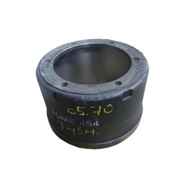 Imagem de Tambor Freio Carreta Guerra Roda Raiada 6 Furos Boca 381MM Usa Lona TH