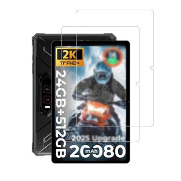 Imagem de WUNIAK Protetor de tela para tablet HOTWAV R9 Plus 2025 de 11 polegadas, película de vidro temperado HD resistente a arranhões para HOTWAV R9 Plus proteção contra quedas, sensível ao toque