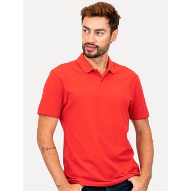 Imagem de Polo John John Masculina Light Transfer Vermelha-Masculino