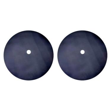 Imagem de Mqetly 2 Peças de Almofadas de Isolamento Acústico para Pneu Sobressalente Genérico, Envoltórios de Amortecimento de Som para Pneu de Carro, Dupla Face, Disp