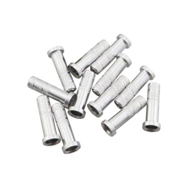 Imagem de ZQIY 20 peças de suprimentos para tiro com arco, assento de alumínio para 5,8 mm de diâmetro interno, flechas de carbono, besta e acessórios de tiro ao alvo