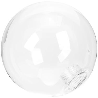 Imagem de SAFIGLE Abajur de globo de vidro transparente para luz de teto G9, capa de lâmpada pendente de 150 mm de diâmetro, substituição ideal para candelabro e arandelas de parede, pacote com 3 lâmpadas de