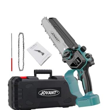 Imagem de jovant Mini Motosserra Sem Fio (Sem Bateria), Elétrica Com Sistema De Lubrificação Automática, Pequena Serra Portátil Jovant, Motosserras Elétricas 6 Polegadas (Apenas Ferramentas)
