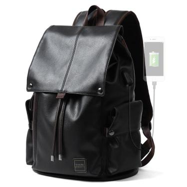 Imagem de Mochila MATE ELAN, laptop, viagem, couro PU vintage de 15,6"