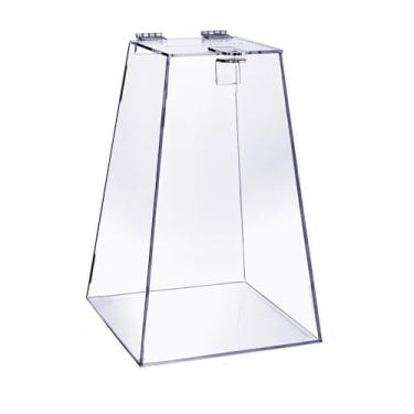 Imagem de Urna Pirâmide Em Acrílico Transparente sorteio guardar(Urna 7.5x20x13)