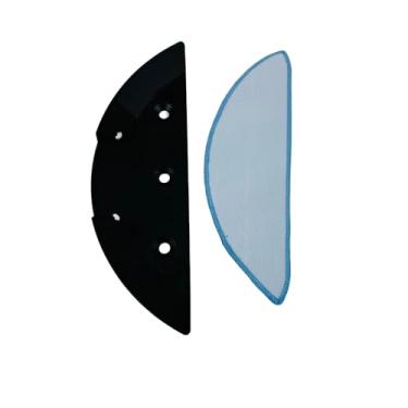 Imagem de Substituição de suporte de esfregão compatível com Lydsto R5/R5DRobot acessórios de bandeja de aspirador de pó (1 suporte de esfregão + 1 pano)