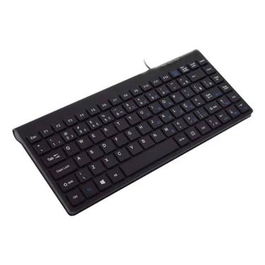 Imagem de Teclado Mini Slim Preto Usb Kbd428 K-Mex