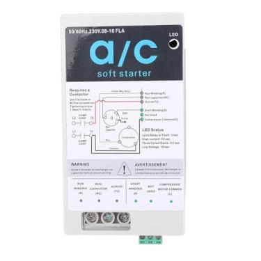 Imagem de Haofy Kit de Partida AC Soft-8-16A Design Ultra-Compacto, Guarda Motor Reversa e Temp Extreme (-49 ° F a 140 ° F) Para Unidades CA Home 1,75-3.5ton, Proteção de Power Switch de