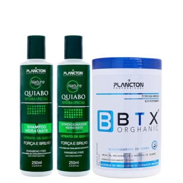 Imagem de 1 Btx Orghanic 1kg + 1 Kit Quiabo 250ml + 1 Quiabo 300gr
