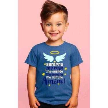 Imagem de Camiseta Infantil Anjo da Guarda  Proteção e Fé em Cada Detalhe - Ever