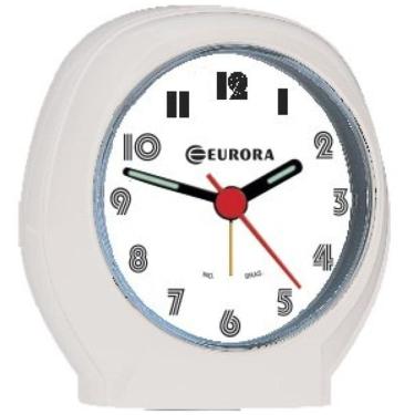 Imagem de Despertador Eurora Quartz 2696 Branco