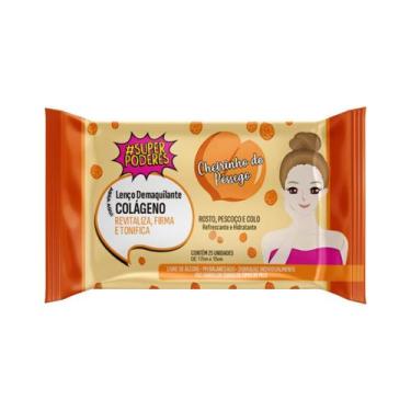 Imagem de Lenços Demaquilante Colágeno Sabor Pêssego - SUPER PODERES
