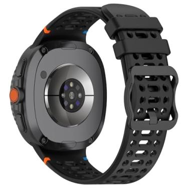 Imagem de Pulseira Sport LTimports compativel com Galaxy Watch8 Classic 46mm, Galaxy Watch 8 44mm e Galaxy Watch 8 40mm (LT-Preto)