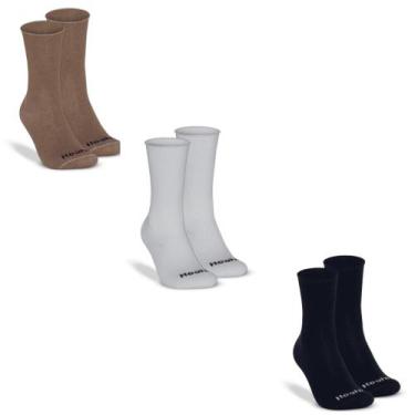 Imagem de Kit 3 Pares Meia Hoahi Cano Longo Masculina Sem Punho, Sortido, 39-43