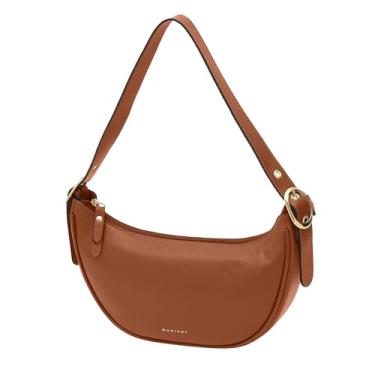 Imagem de Mariart Bolsa Shoulder Feminina de Couro Bovino Legítimo Lima FL (Camel)