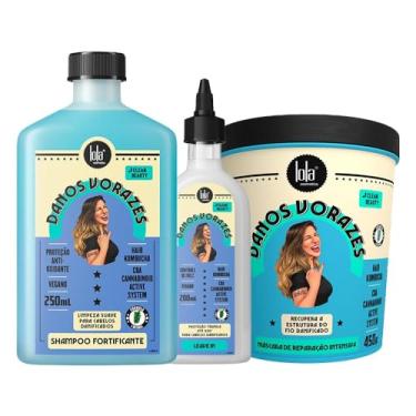 Imagem de KIT LOLA CSM DANOS VORAZES SH 250ML+MÁSC 450G+LEAVE-IN 200ML