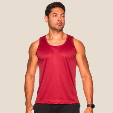 Imagem de Camisa Regata Dryfit Proteção Uv+ Masculina Basica Academia - LABELA F