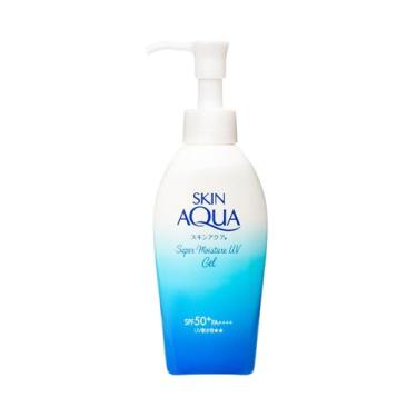 Imagem de Protetor solar facia Skin Aqua Super Moisture Gel FPS50 140g com embalagem PUMP